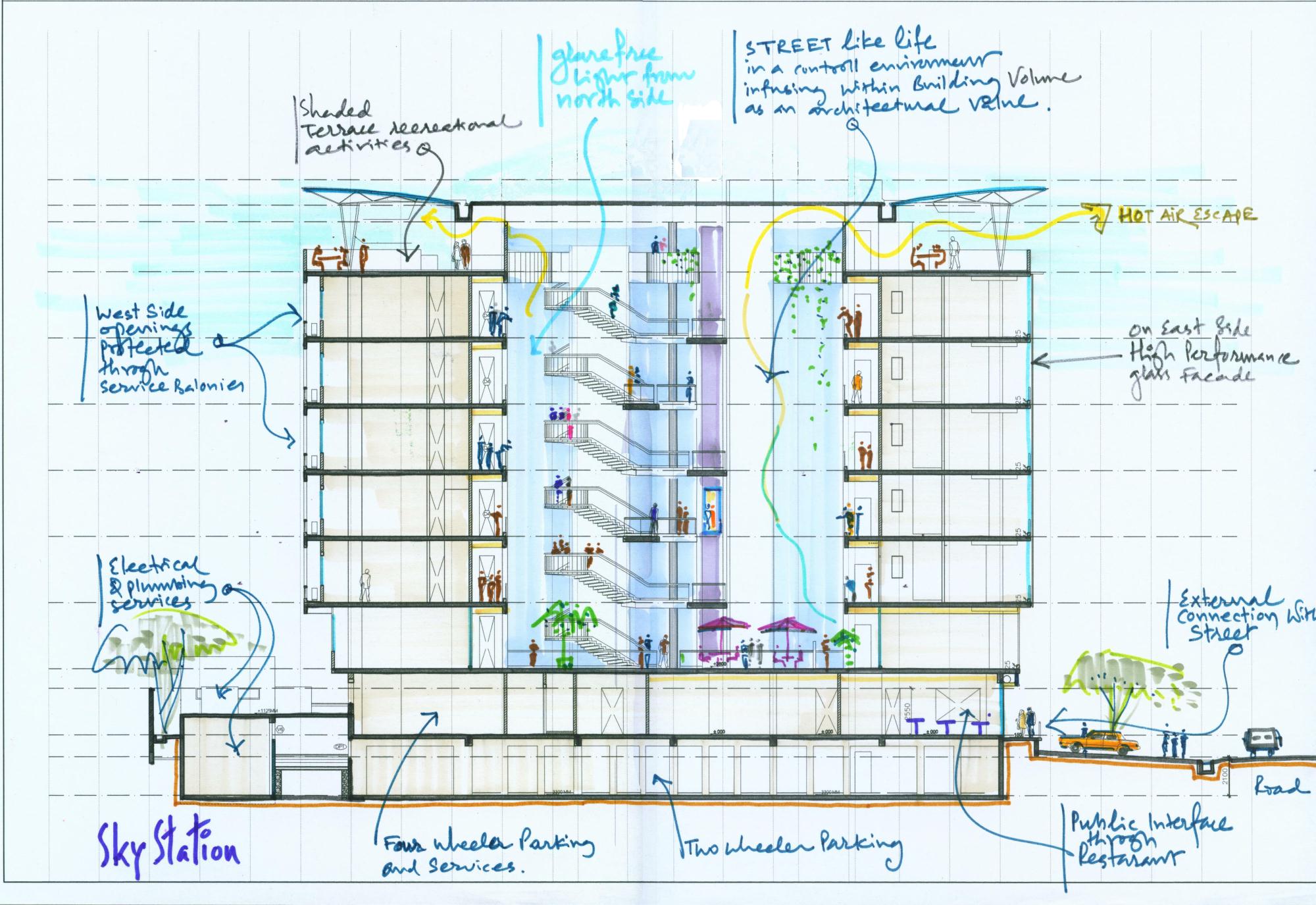 Conceptual Sketch: Section