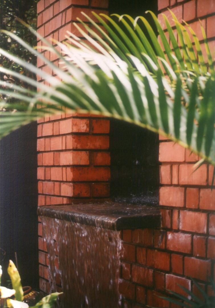 Water feature detail