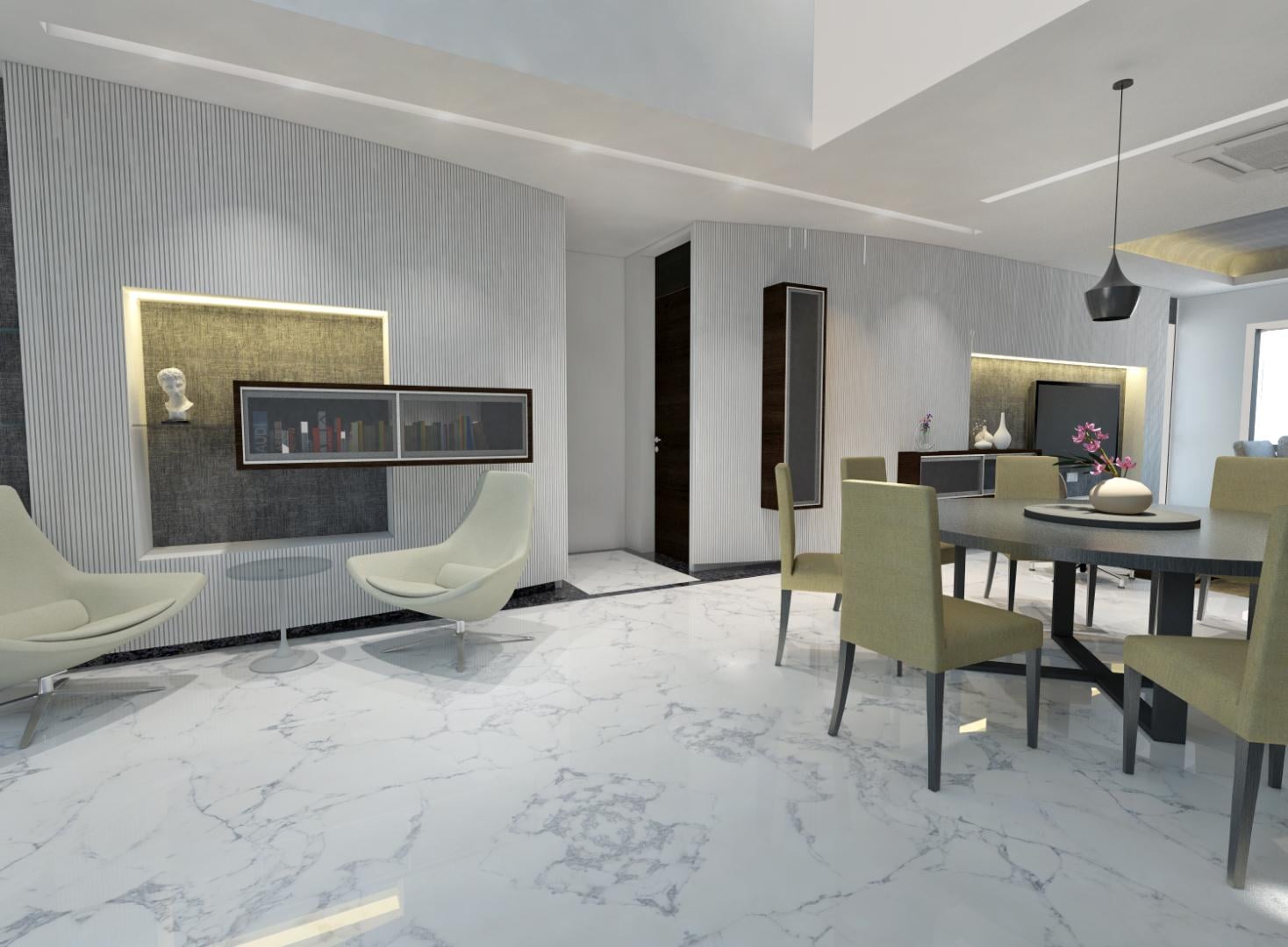 Interior View: dining room