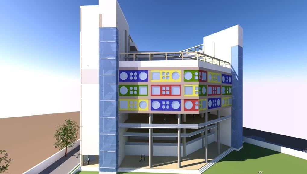 Lego facade