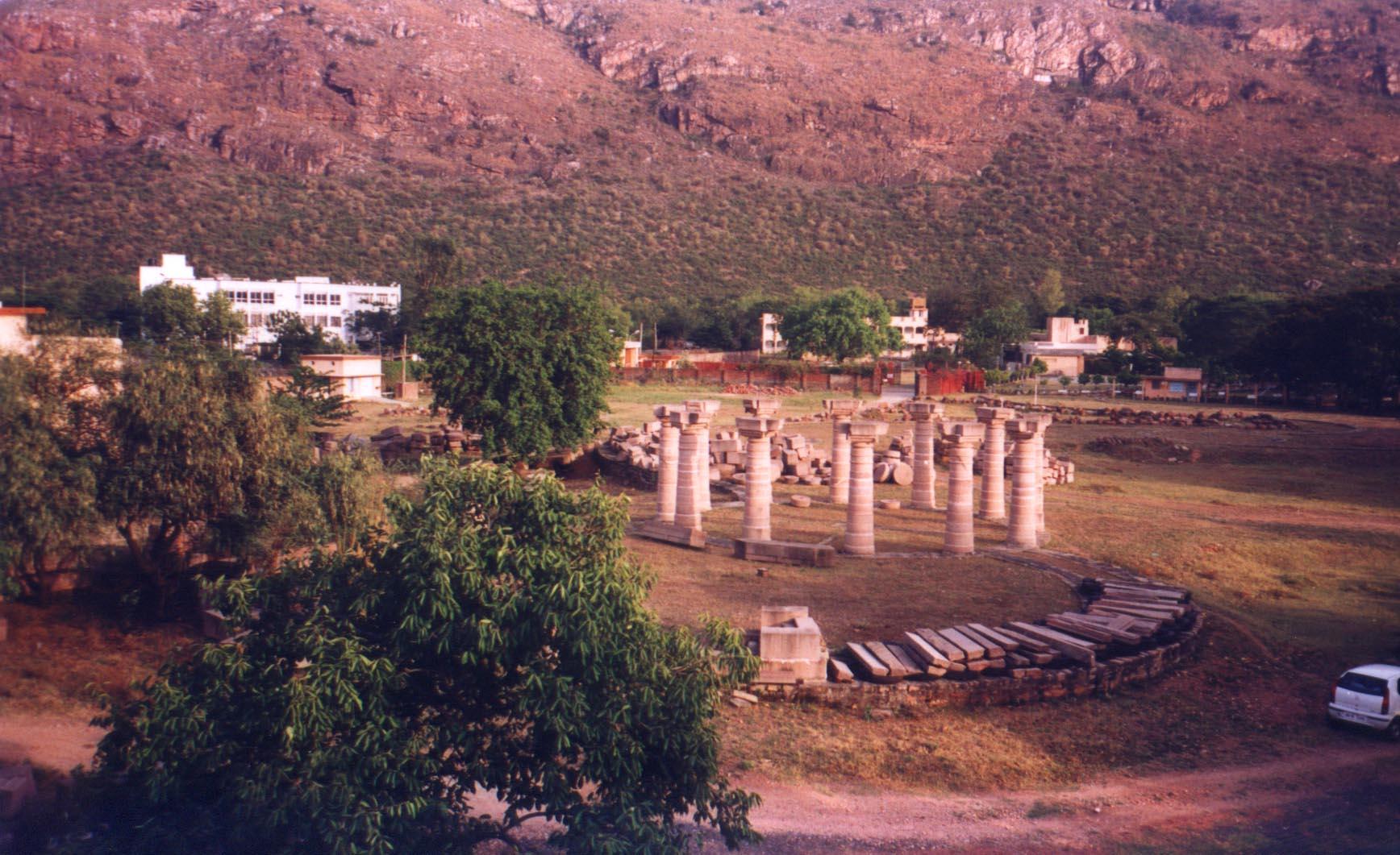 Photographs: Existing columns on site