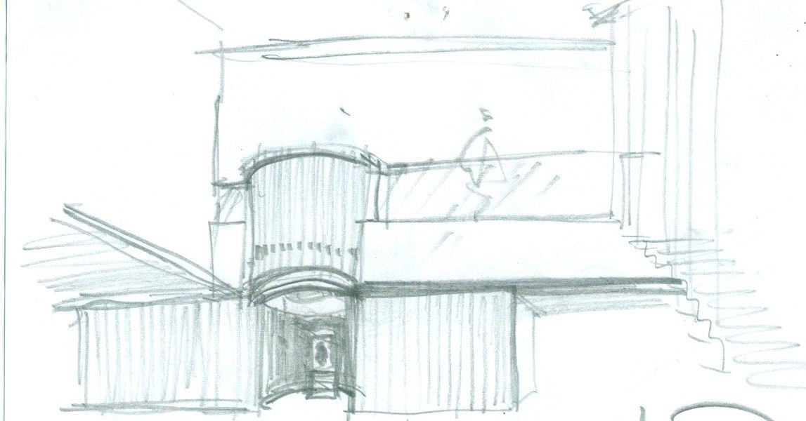 Sketch: Puja Alcove