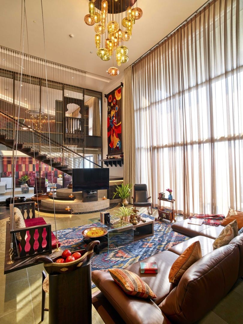 Extended central living area