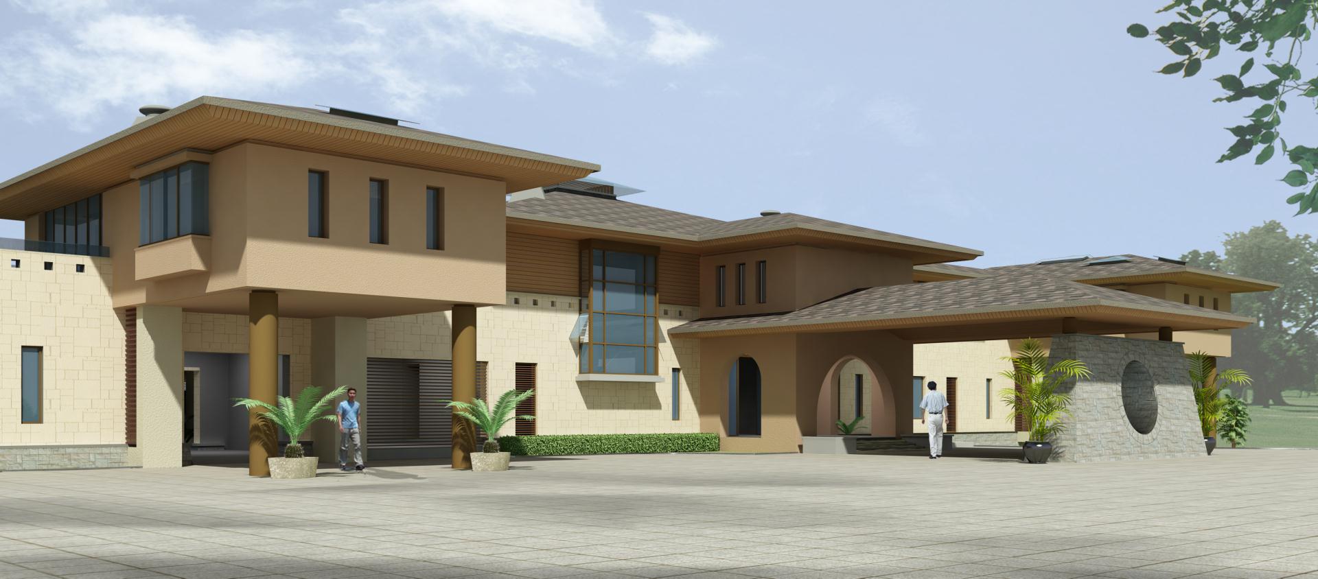 Entrance porch