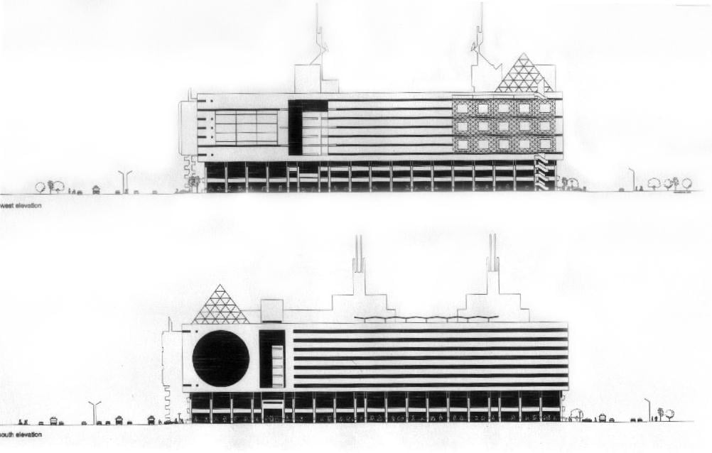 Elevations: North East and South West