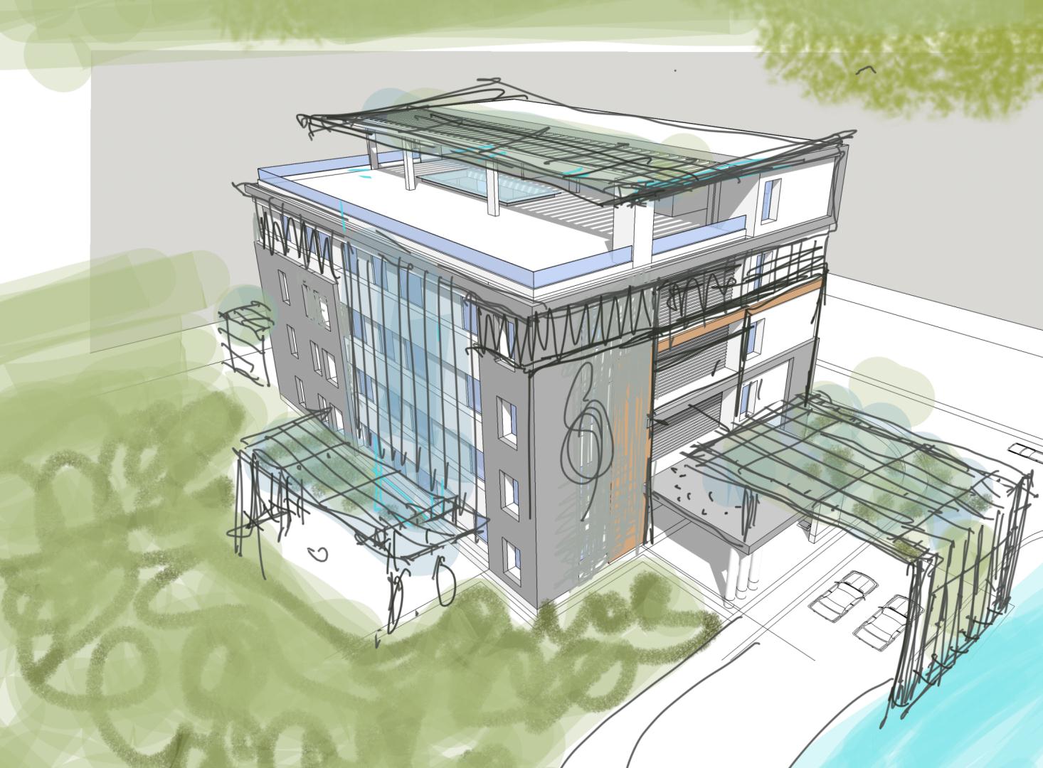 Concept Sketch: Entrance
