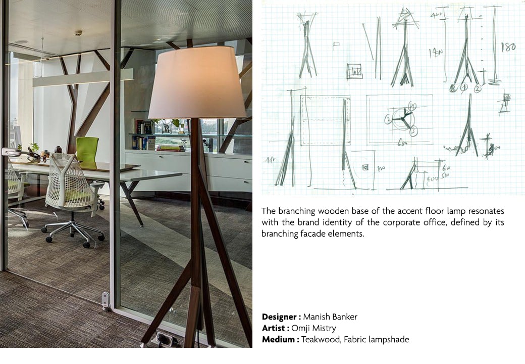 Branching Floorlamp, Nyati Unitree