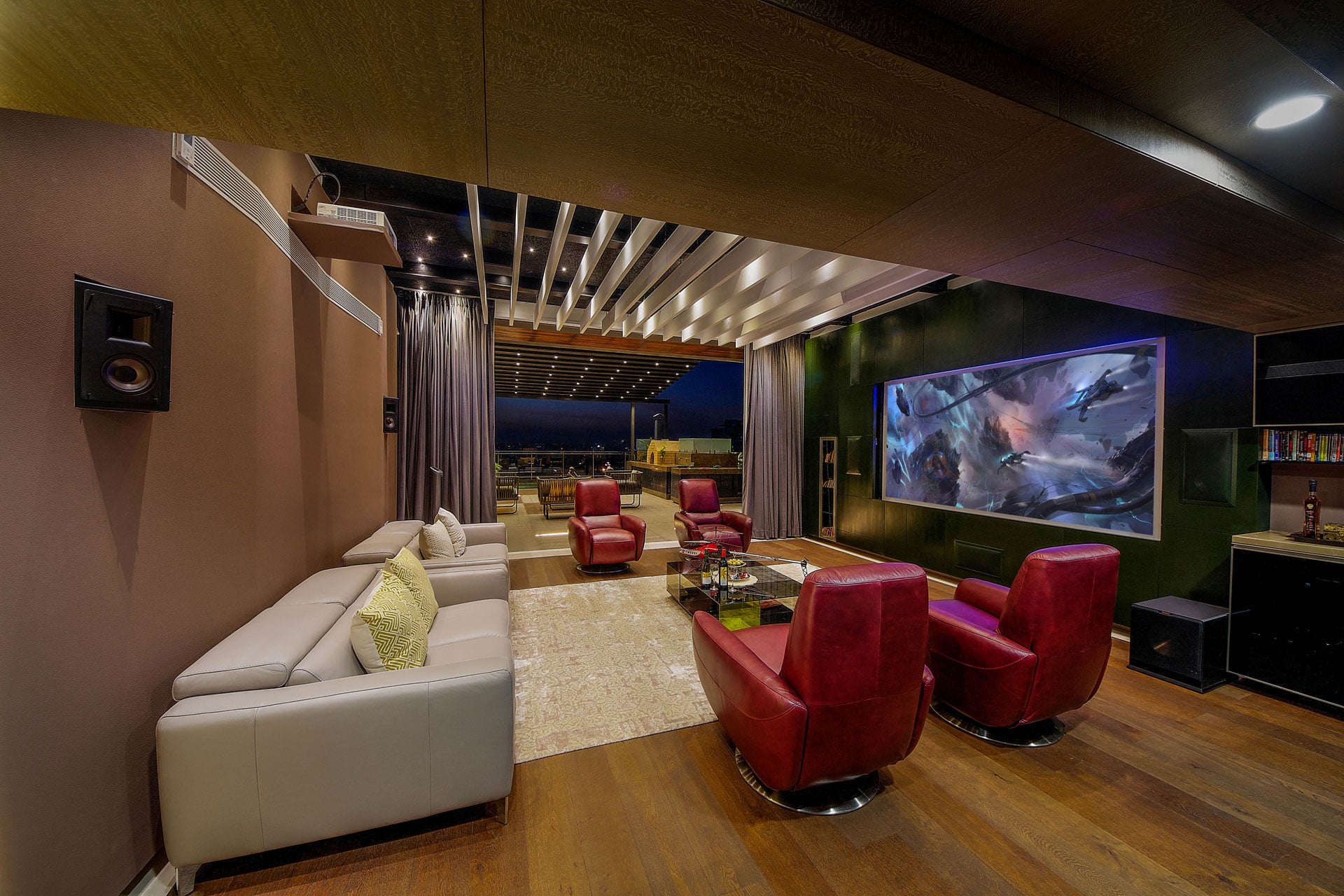 Transformable Home Theatre
