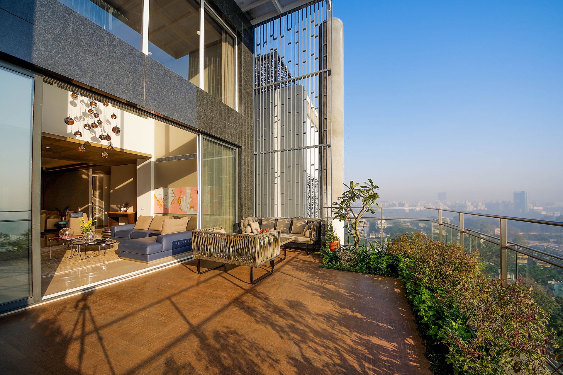 Landscaped Balcony: Extended Living space