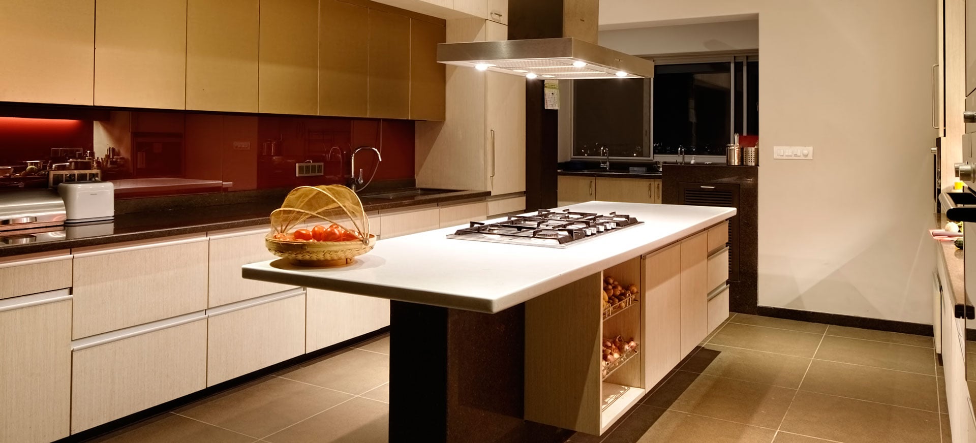 Minimalistic kitchen island