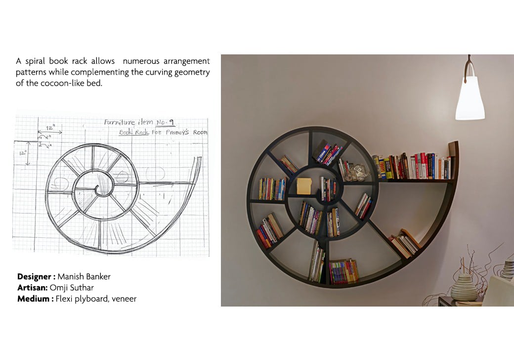 Spiral Bookcase, Nest Bungalow