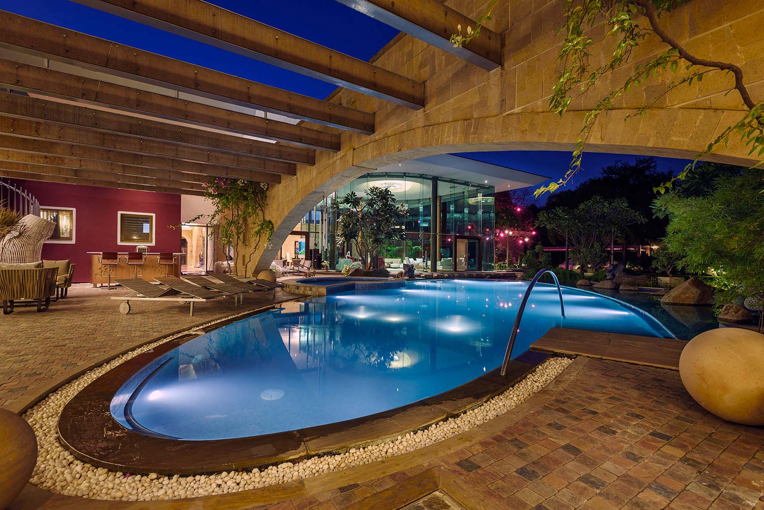 Pool Overlooking