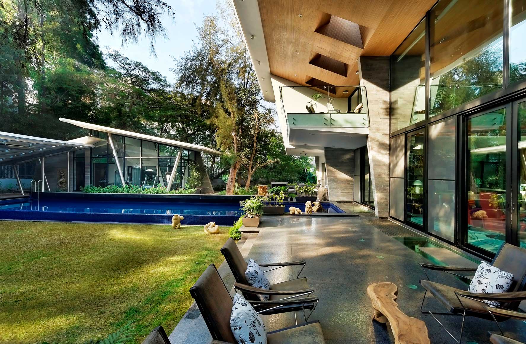 Transitional Semi Covered Verandah