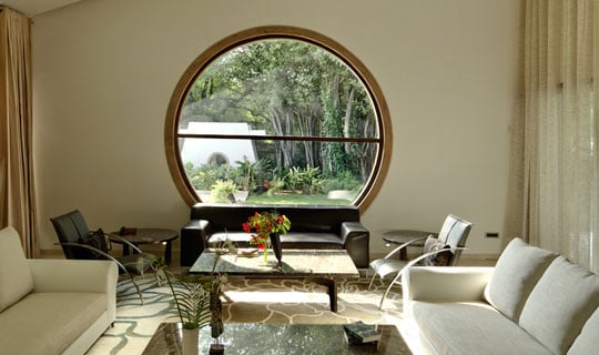 Framed garden views