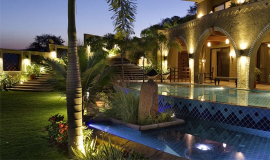 Swimming pool deck