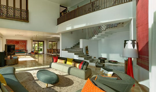 Living spaces A blend of ethnic and contemporary