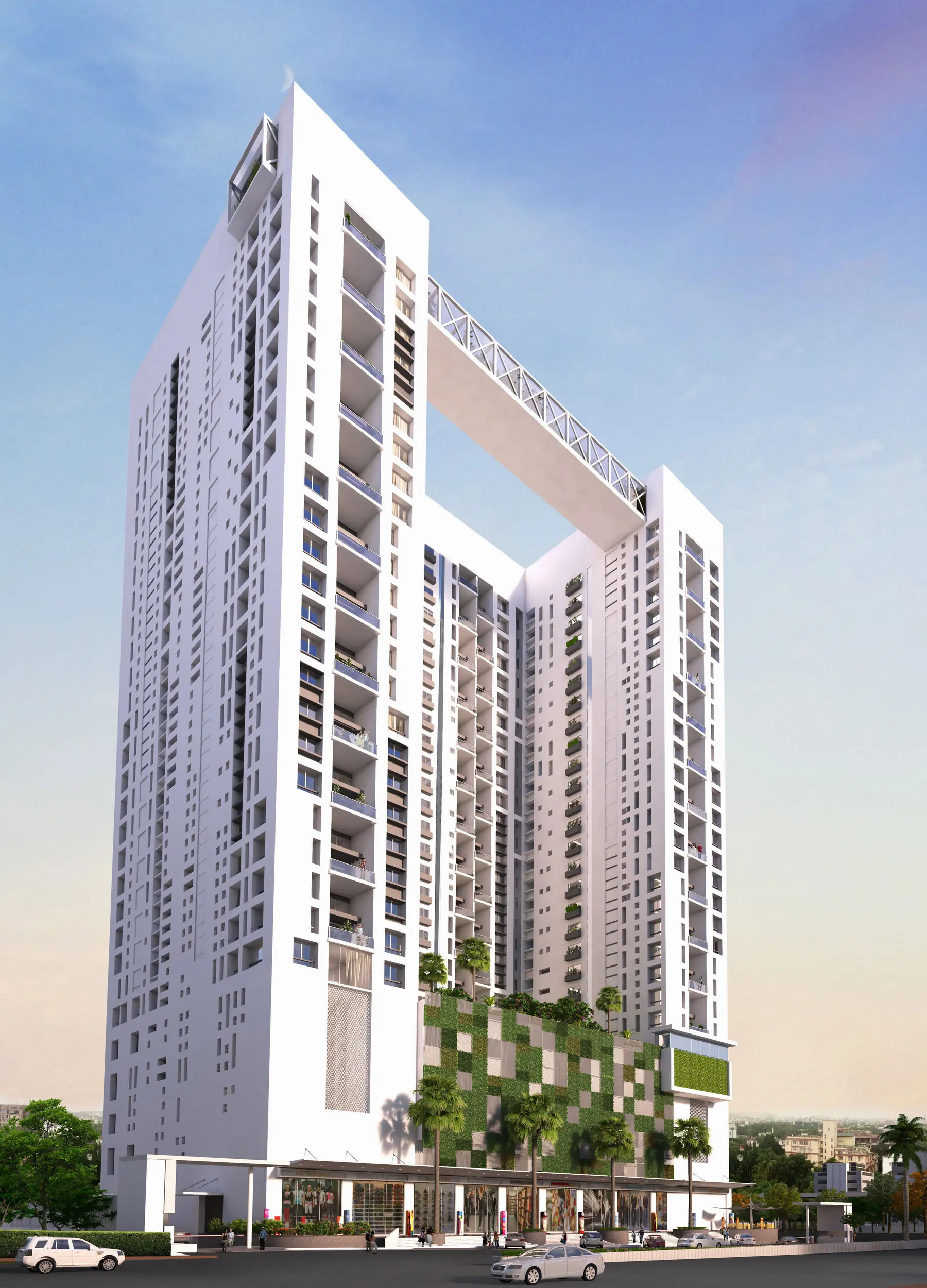 3D view: proposed structure