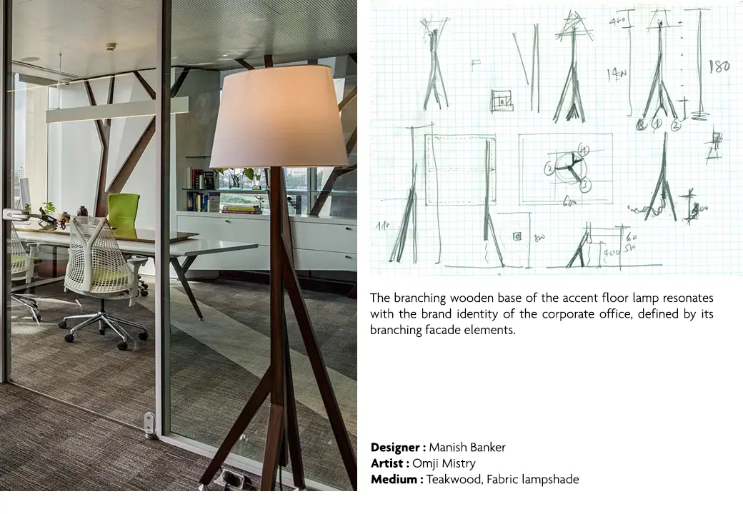 Branching Floorlamp, Nyati Unitree