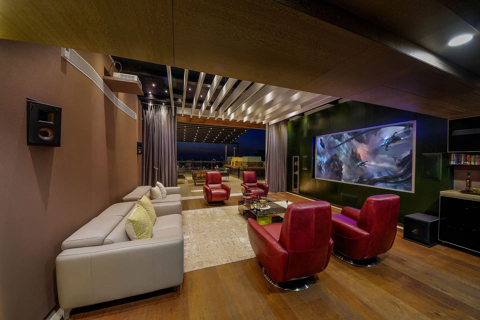 Transformable Home Theatre