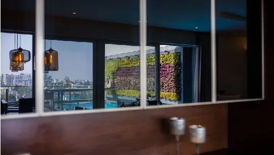 Reflected views – recreational terrace